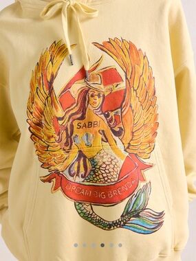 Free people mermaid sweatshirt!